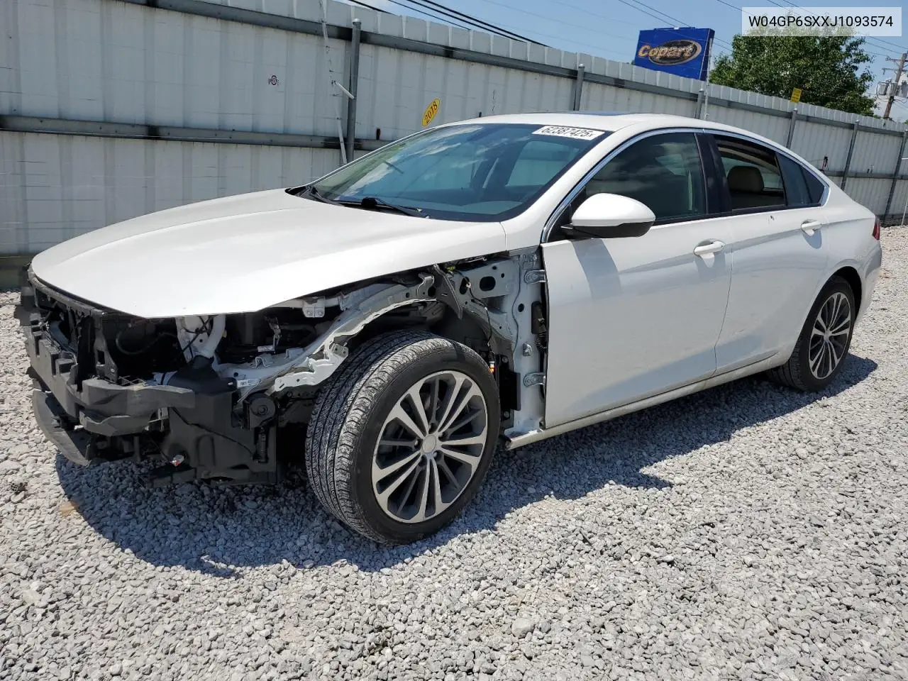 2018 Buick Regal Essence VIN: W04GP6SXXJ1093574 Lot: 62387425