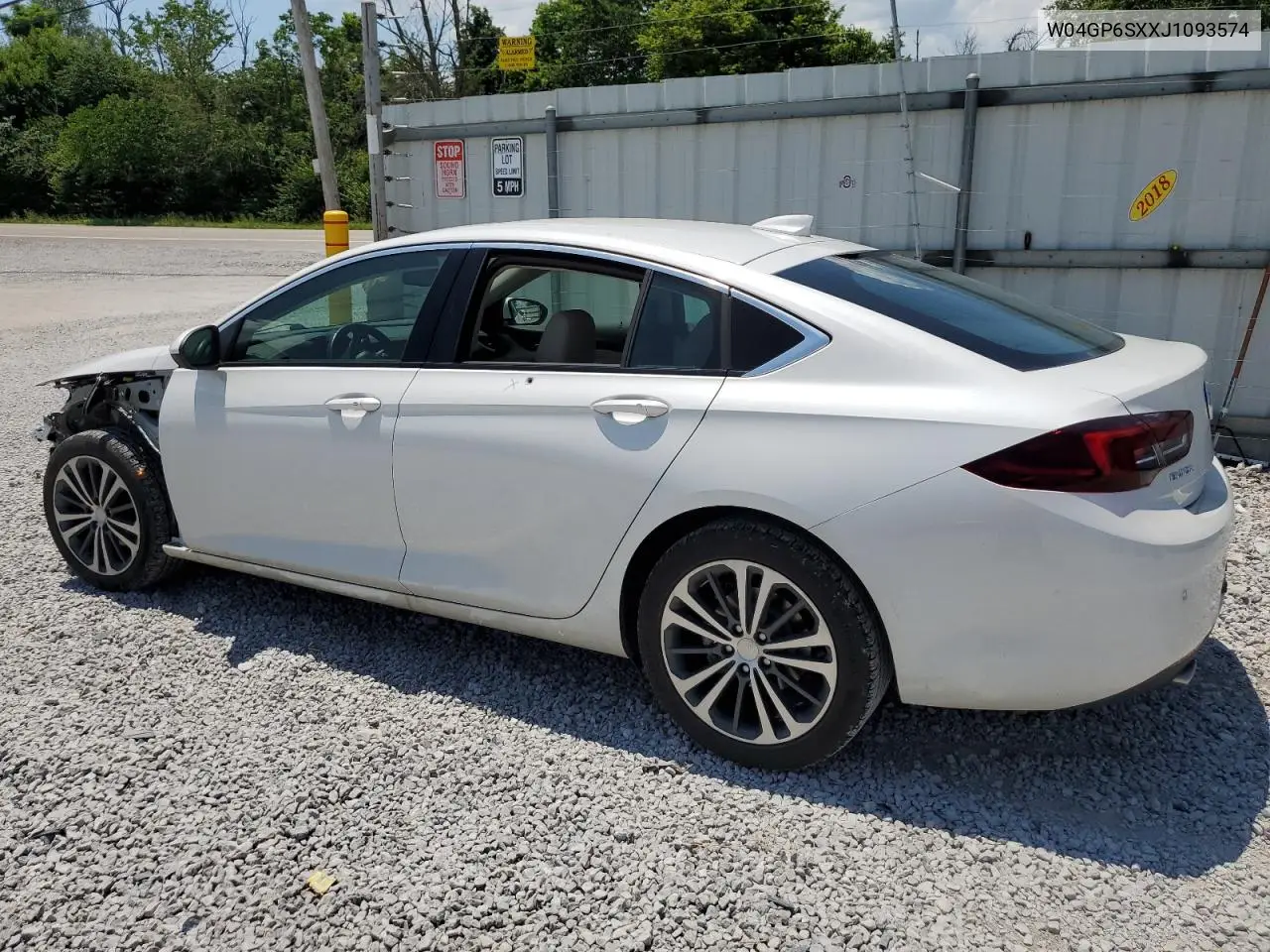 2018 Buick Regal Essence VIN: W04GP6SXXJ1093574 Lot: 62387425