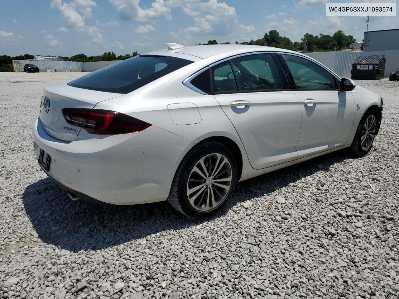 2018 Buick Regal Essence VIN: W04GP6SXXJ1093574 Lot: 62387425
