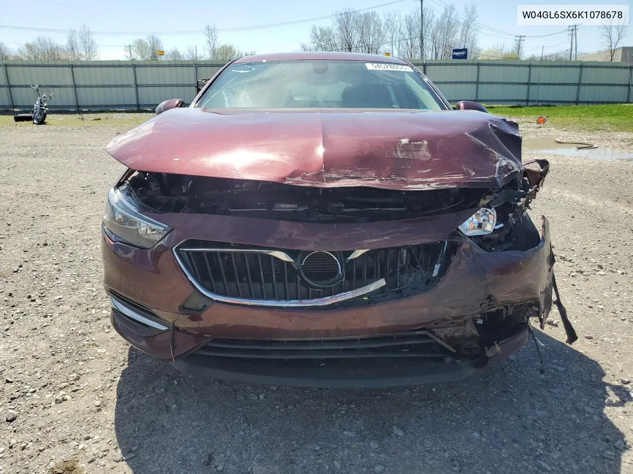 2019 Buick Regal Preferred VIN: W04GL6SX6K1078678 Lot: 54528055