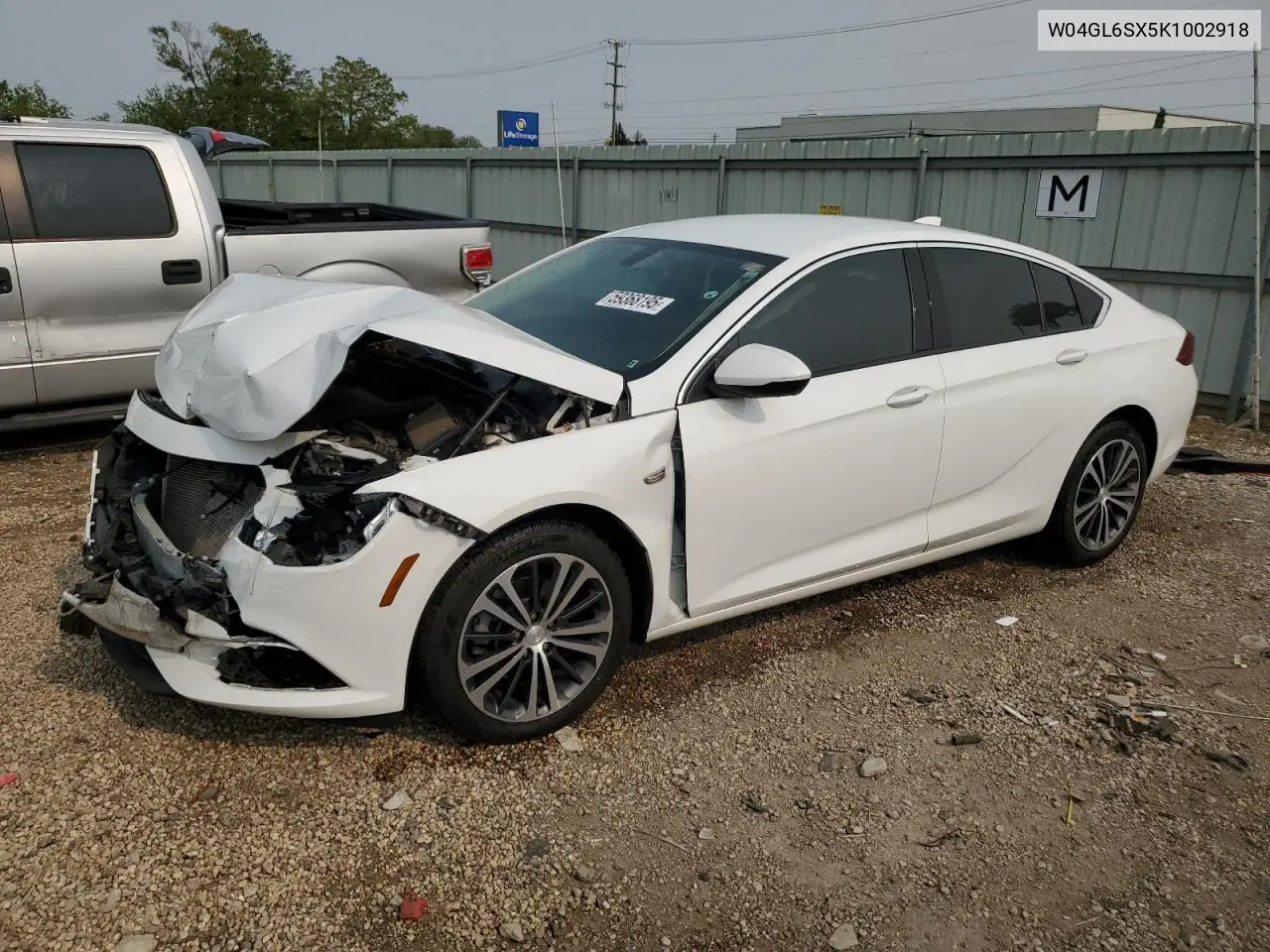 2019 Buick Regal Preferred VIN: W04GL6SX5K1002918 Lot: 59368195