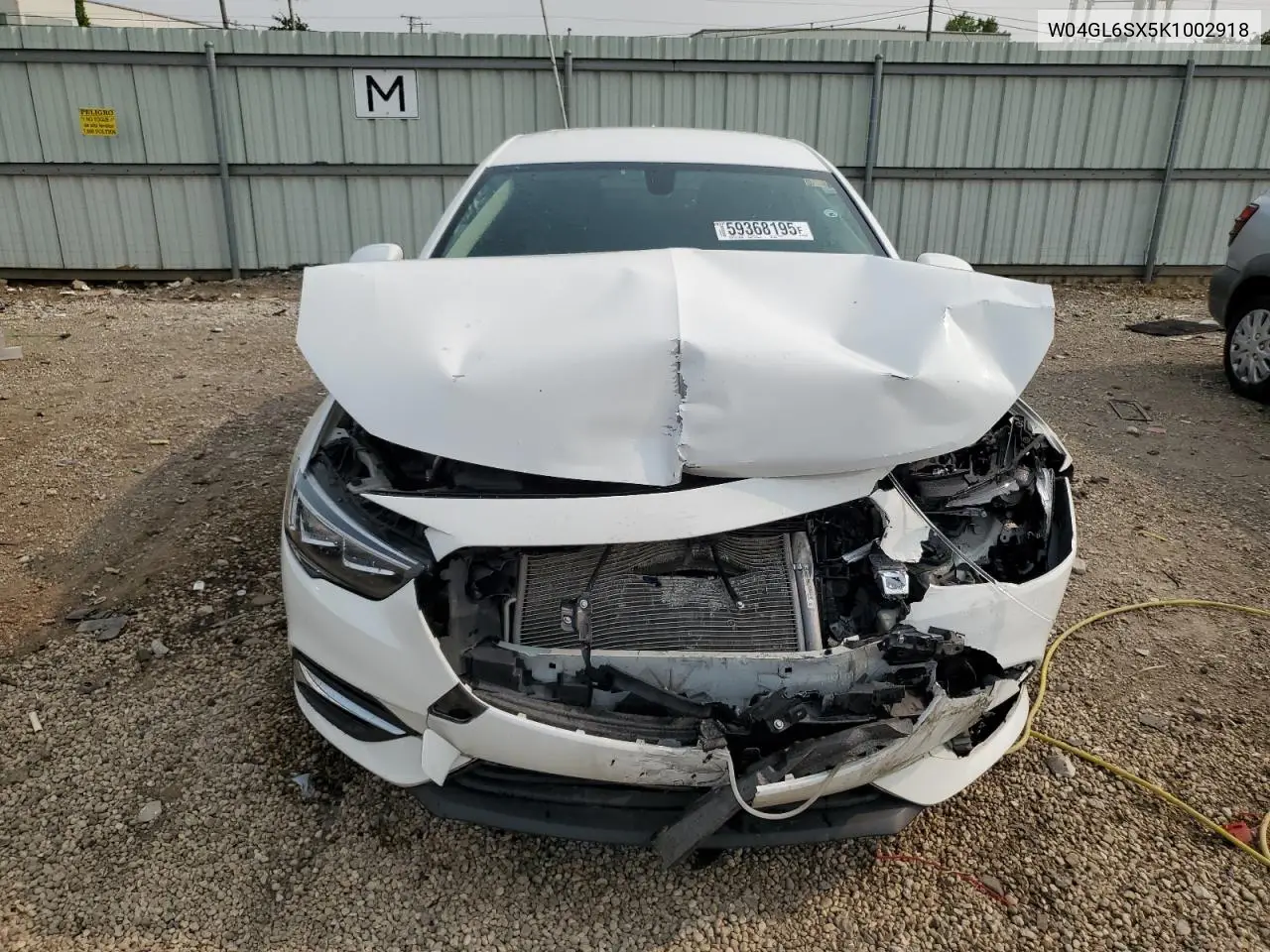 2019 Buick Regal Preferred VIN: W04GL6SX5K1002918 Lot: 59368195
