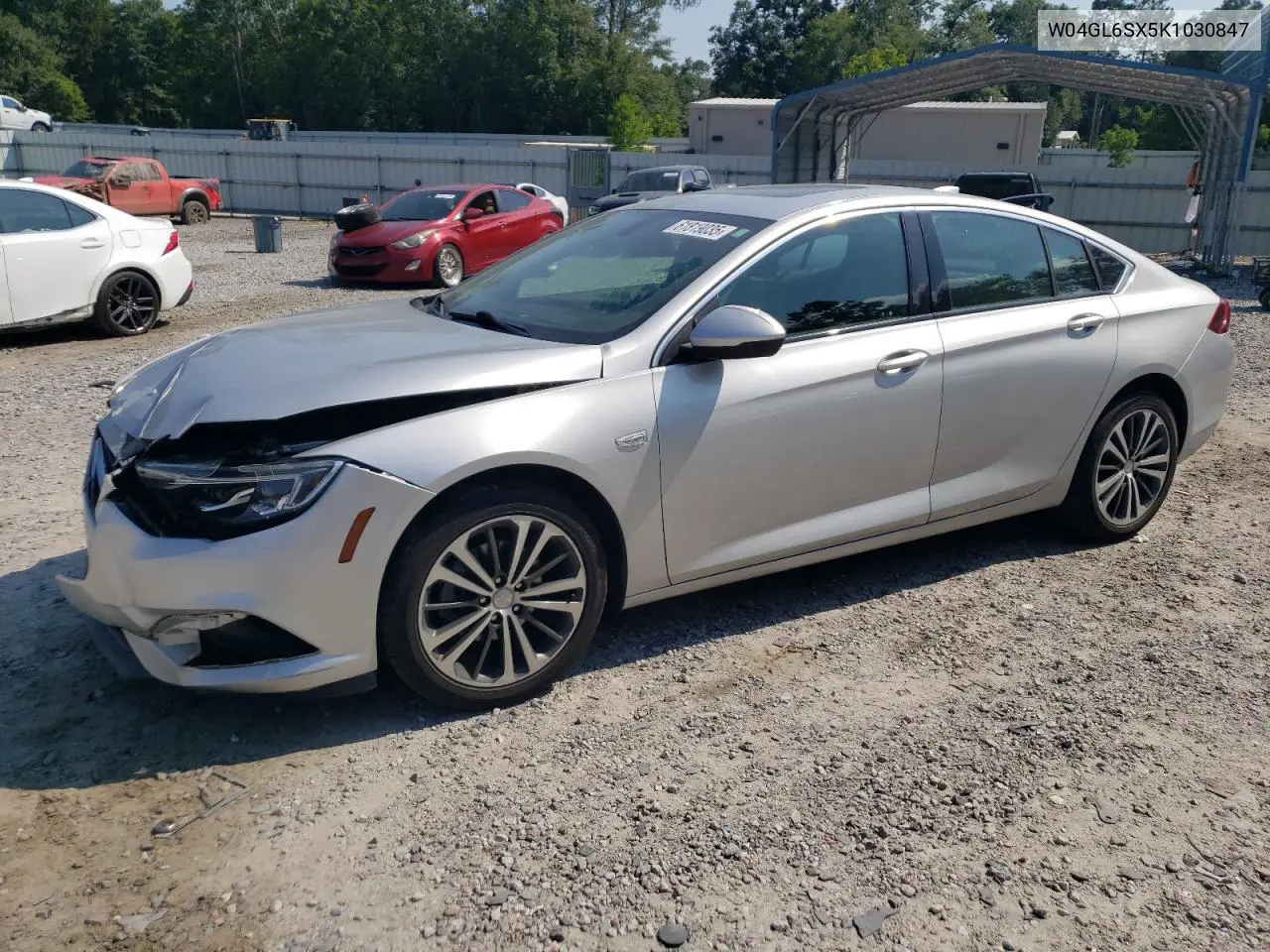 2019 Buick Regal Preferred VIN: W04GL6SX5K1030847 Lot: 61819035