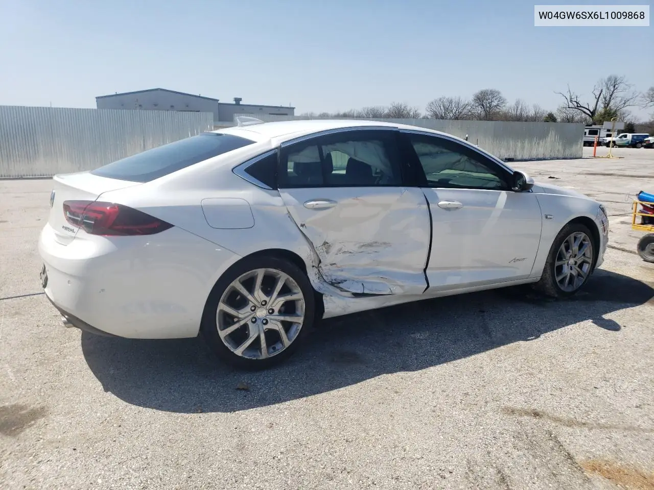 2020 Buick Regal Avenir VIN: W04GW6SX6L1009868 Lot: 52039075