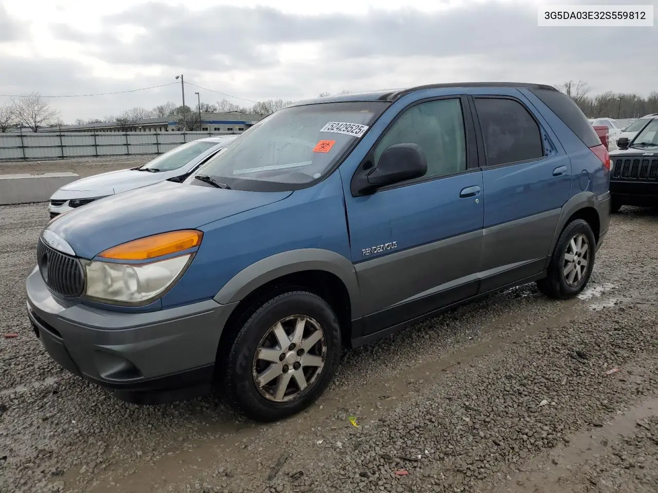 2002 Buick Rendezvous Cx VIN: 3G5DA03E32S559812 Lot: 52429525