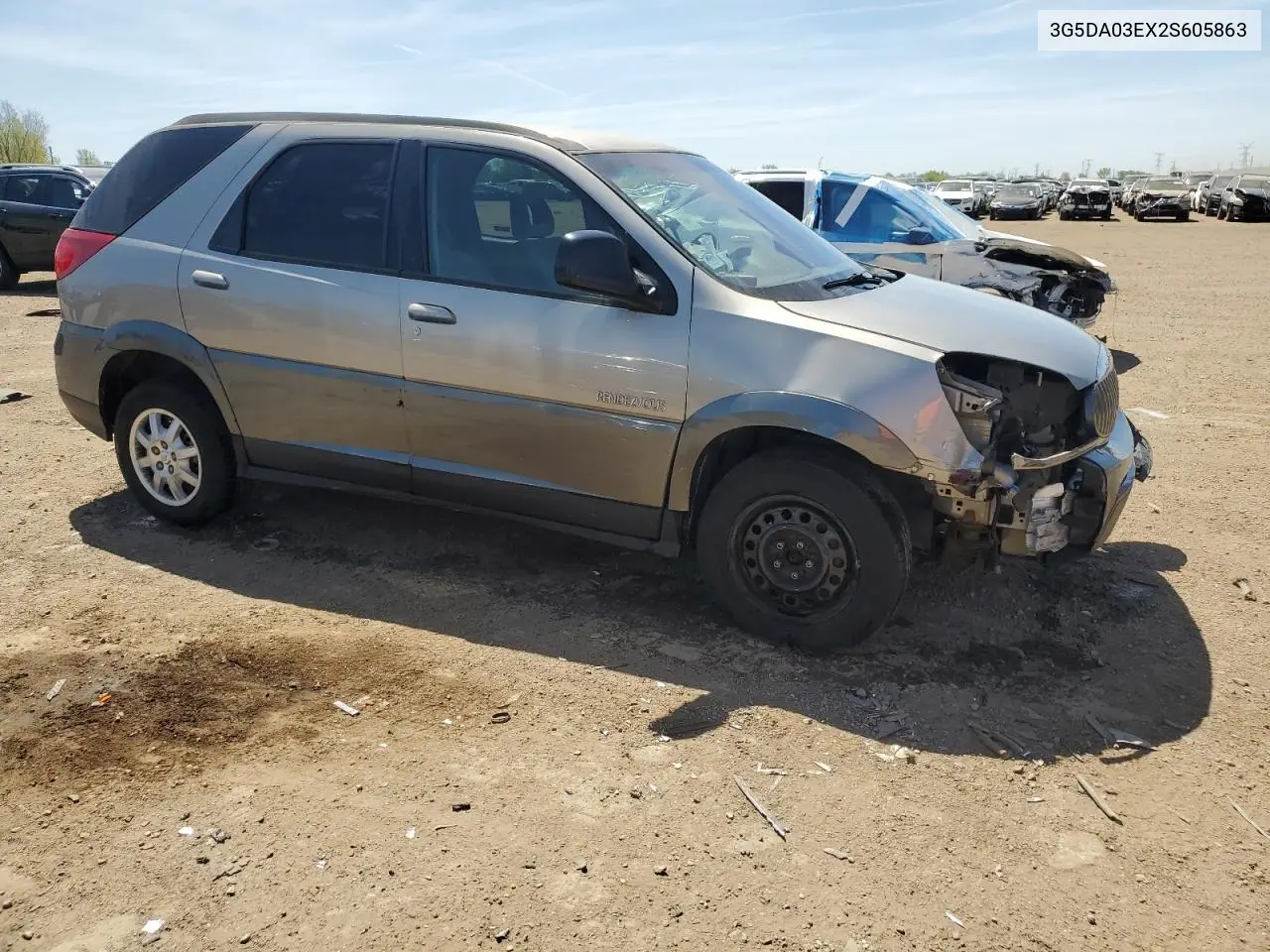 2002 Buick Rendezvous Cx VIN: 3G5DA03EX2S605863 Lot: 55438665