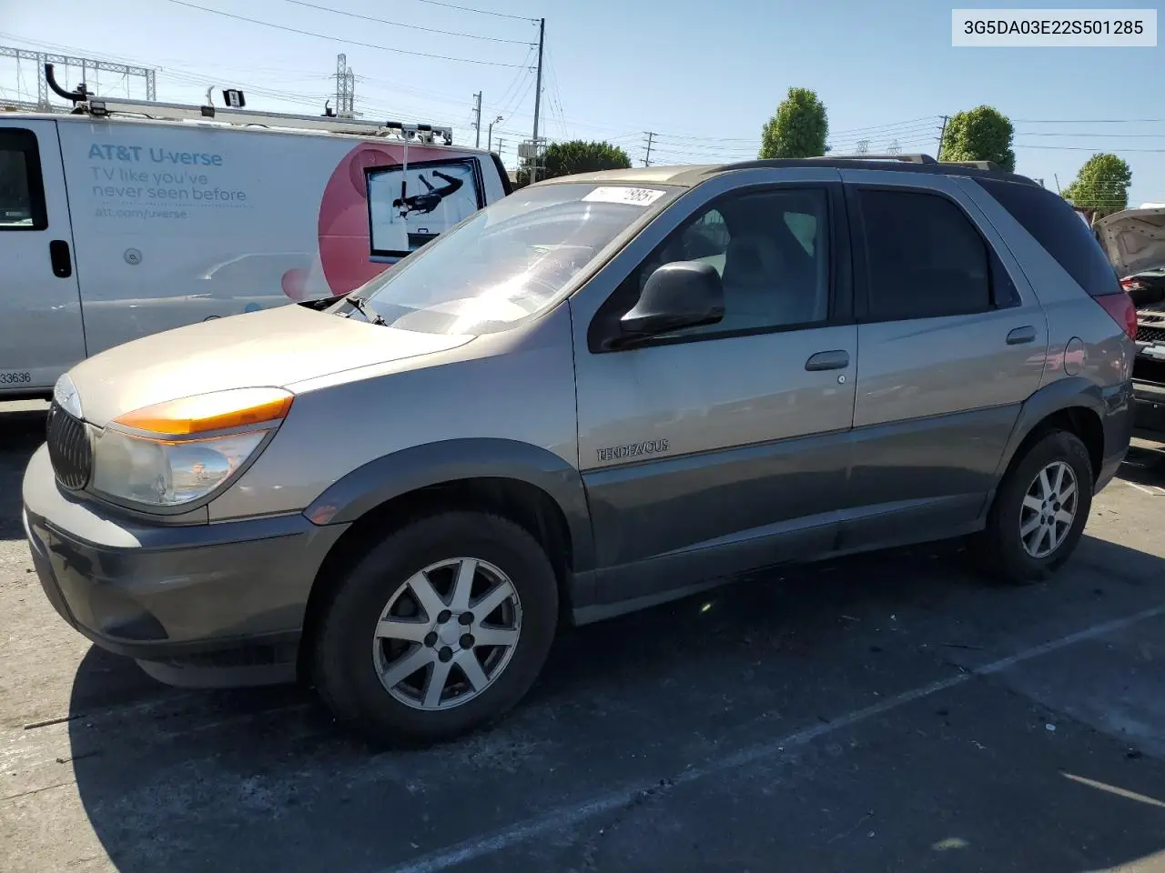 2002 Buick Rendezvous Cx VIN: 3G5DA03E22S501285 Lot: 56220885