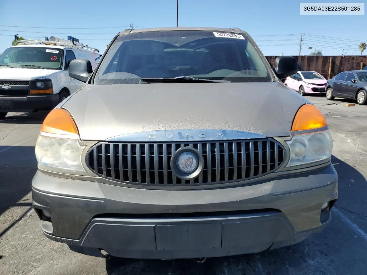 2002 Buick Rendezvous Cx VIN: 3G5DA03E22S501285 Lot: 56220885