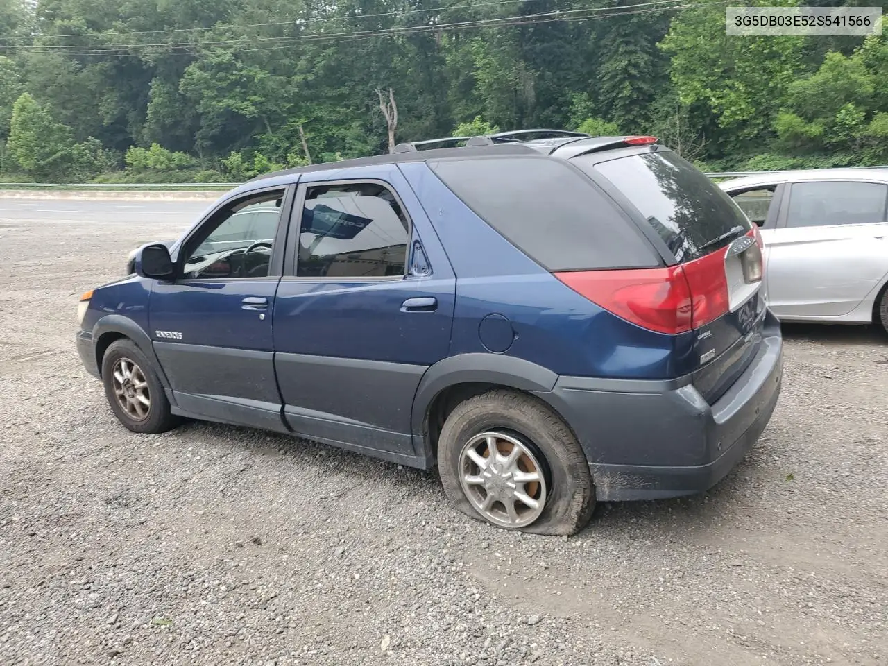 2002 Buick Rendezvous Cx VIN: 3G5DB03E52S541566 Lot: 62655015