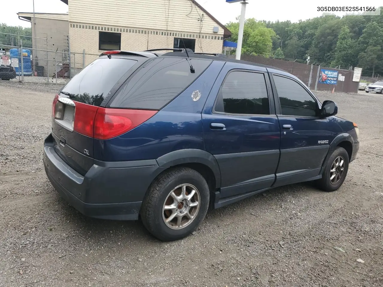 2002 Buick Rendezvous Cx VIN: 3G5DB03E52S541566 Lot: 62655015
