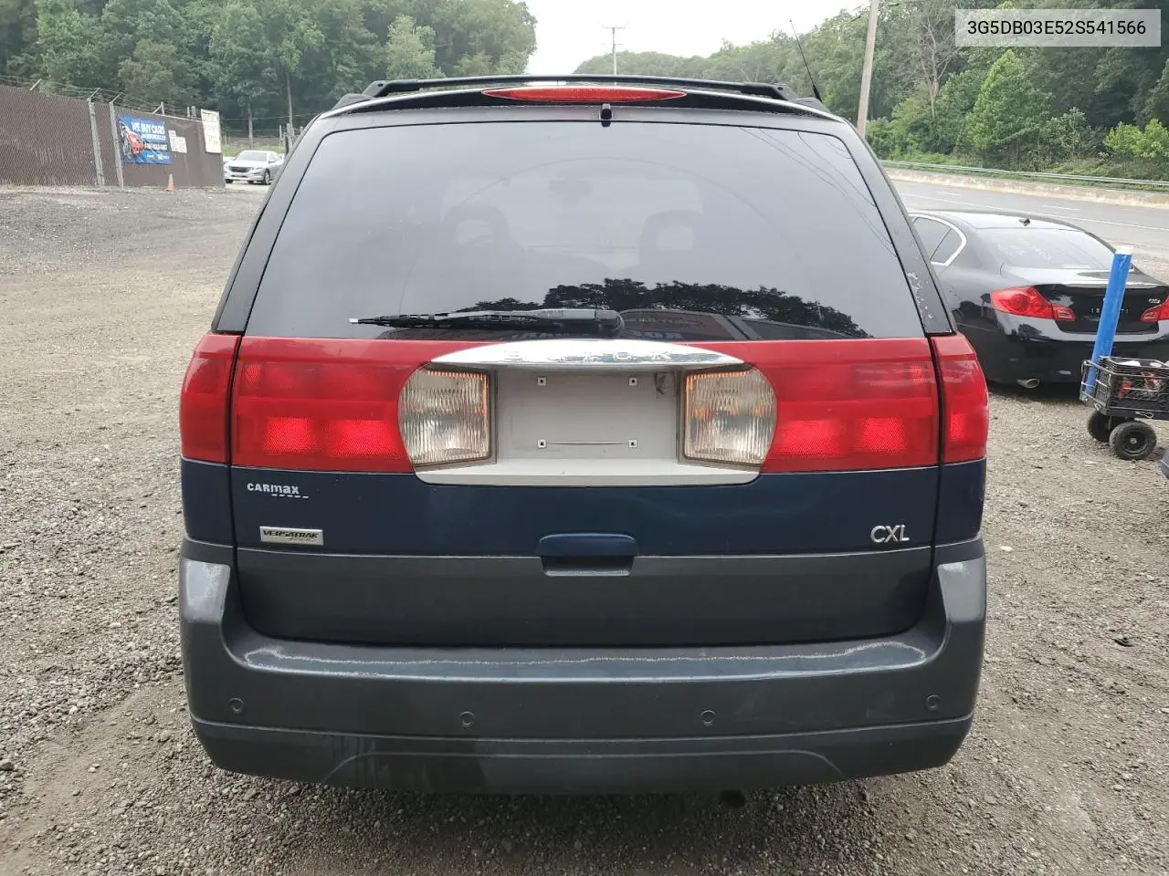 2002 Buick Rendezvous Cx VIN: 3G5DB03E52S541566 Lot: 62655015
