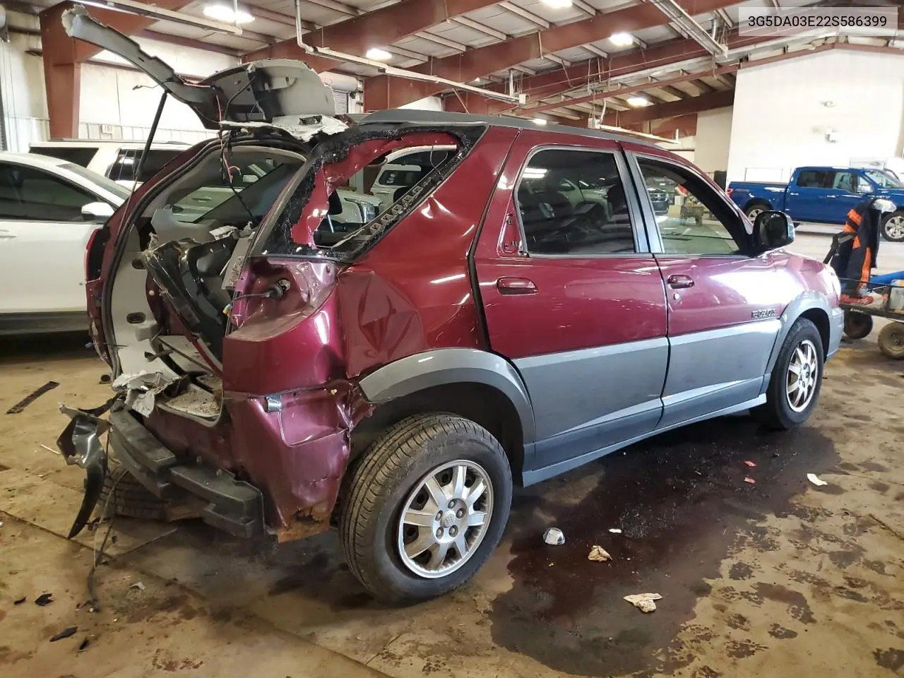 2002 Buick Rendezvous Cx VIN: 3G5DA03E22S586399 Lot: 62715295