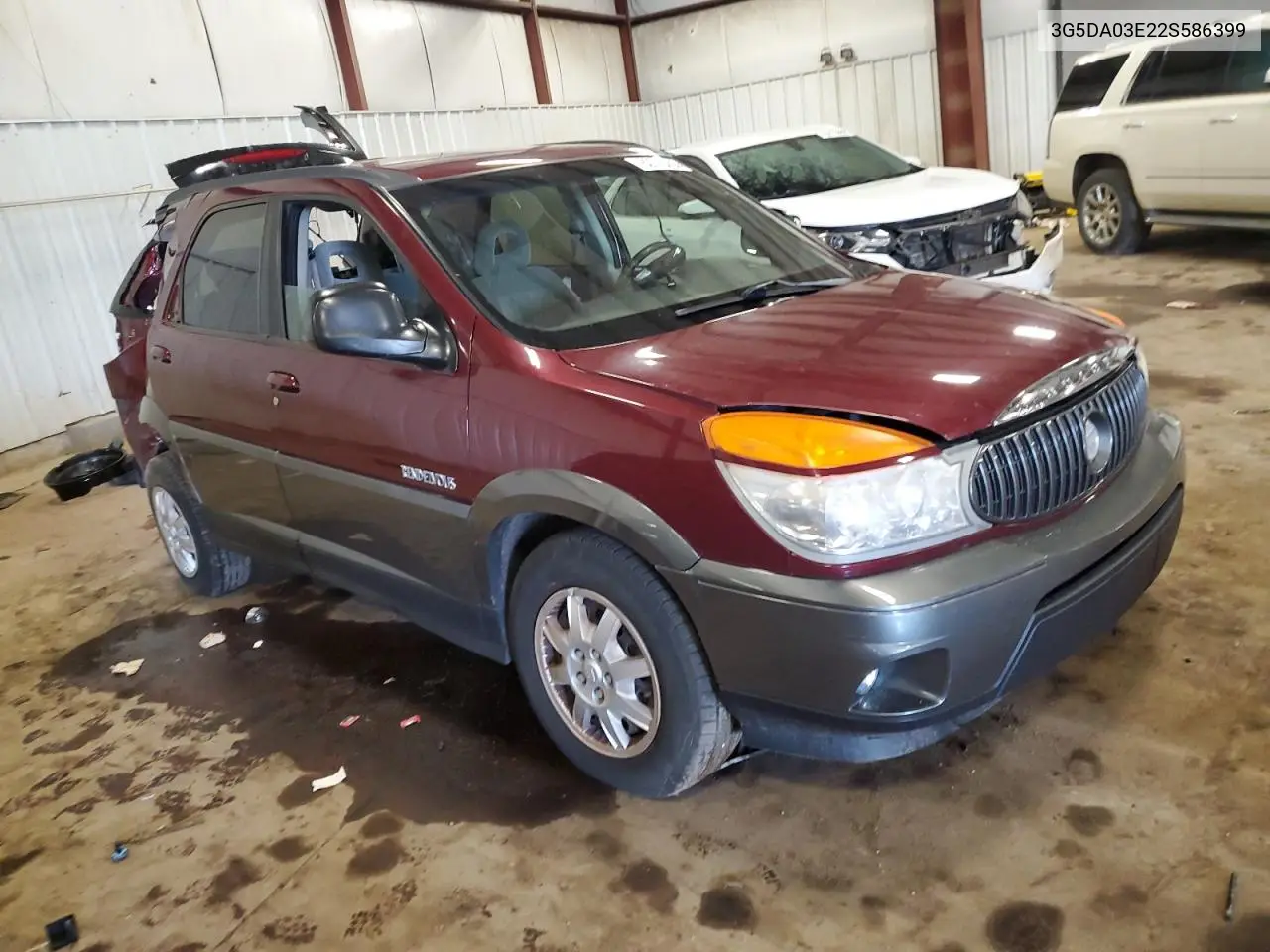 2002 Buick Rendezvous Cx VIN: 3G5DA03E22S586399 Lot: 62715295