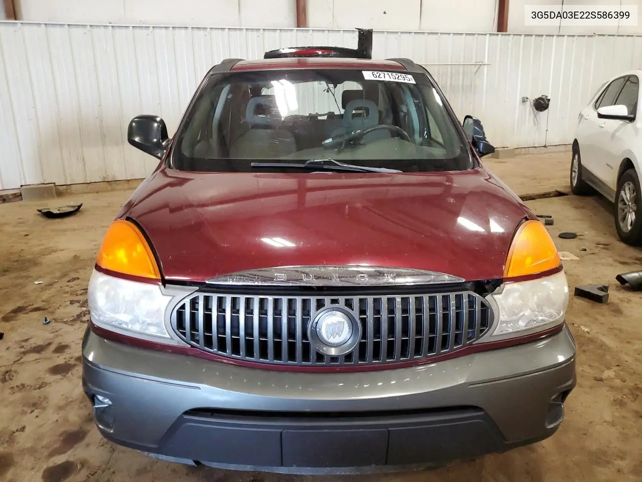 2002 Buick Rendezvous Cx VIN: 3G5DA03E22S586399 Lot: 62715295