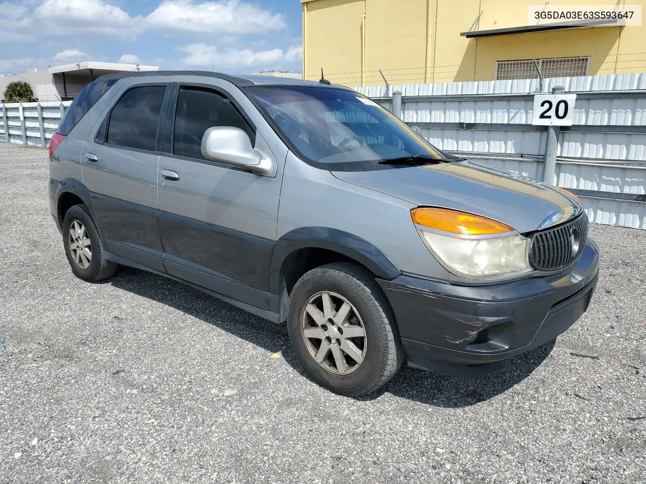 2003 Buick Rendezvous Cx VIN: 3G5DA03E63S593647 Lot: 48691695