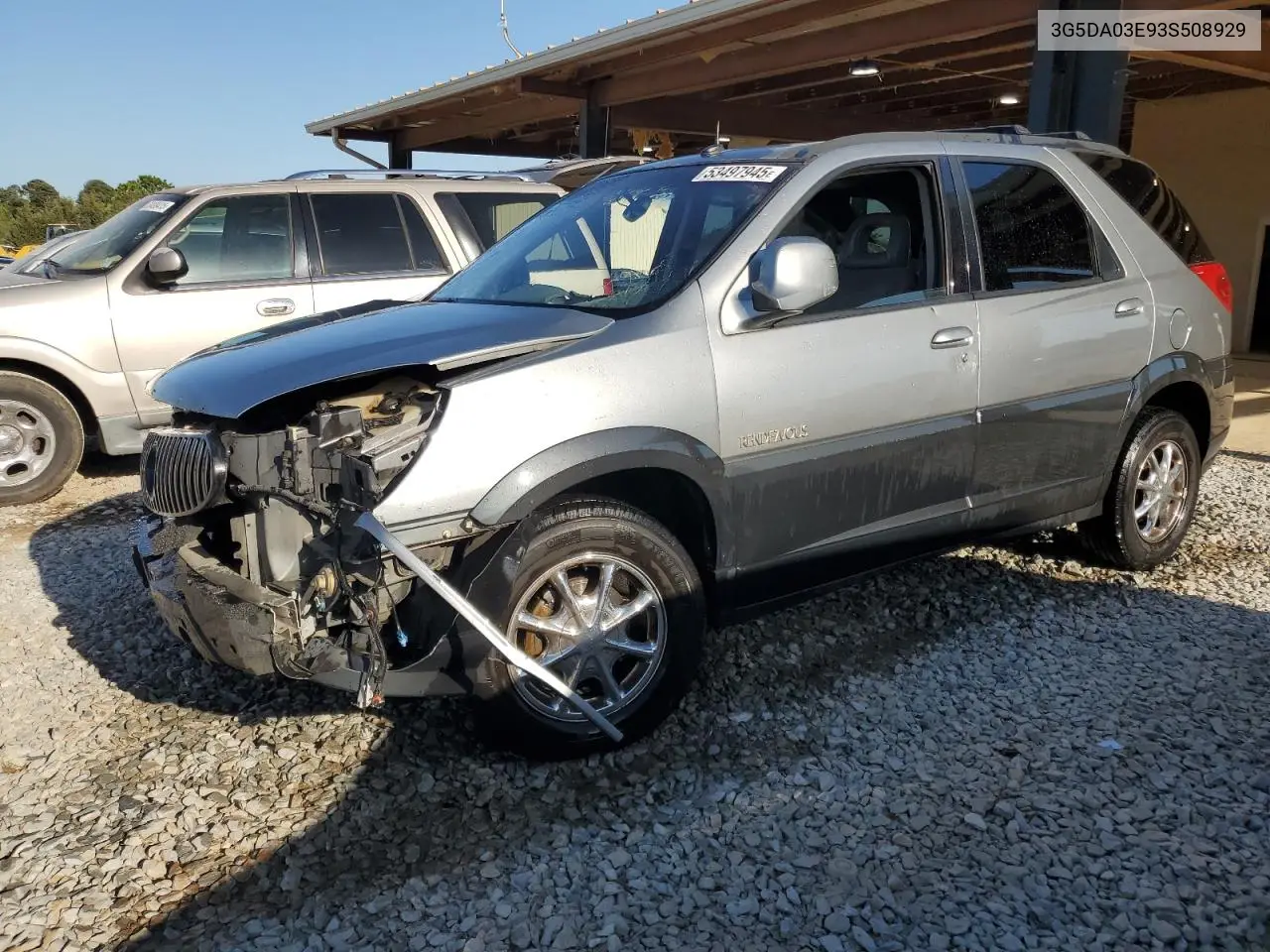 2003 Buick Rendezvous Cx VIN: 3G5DA03E93S508929 Lot: 53497945