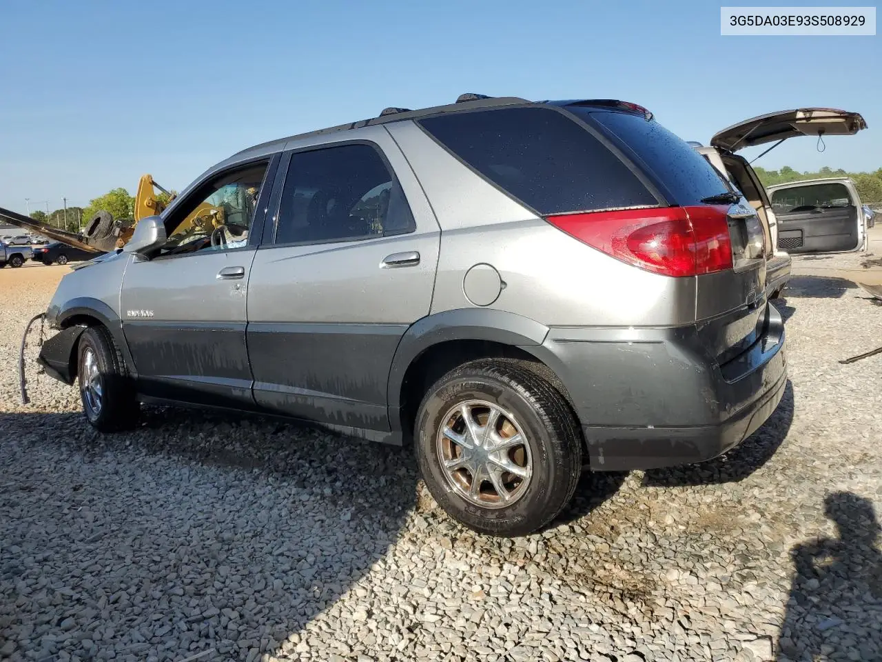 2003 Buick Rendezvous Cx VIN: 3G5DA03E93S508929 Lot: 53497945