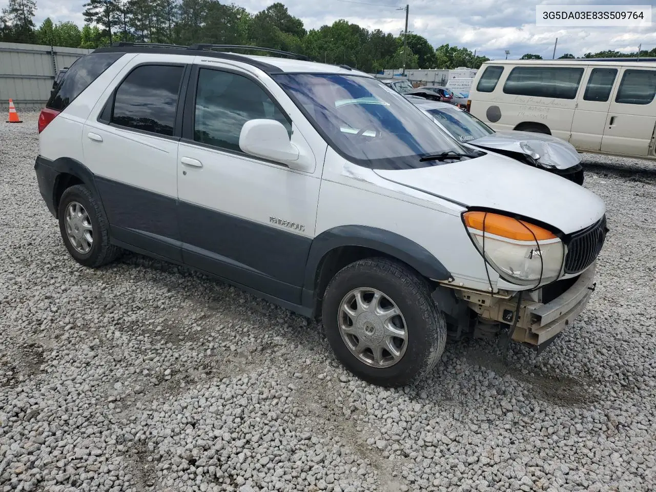 2003 Buick Rendezvous Cx VIN: 3G5DA03E83S509764 Lot: 55912165