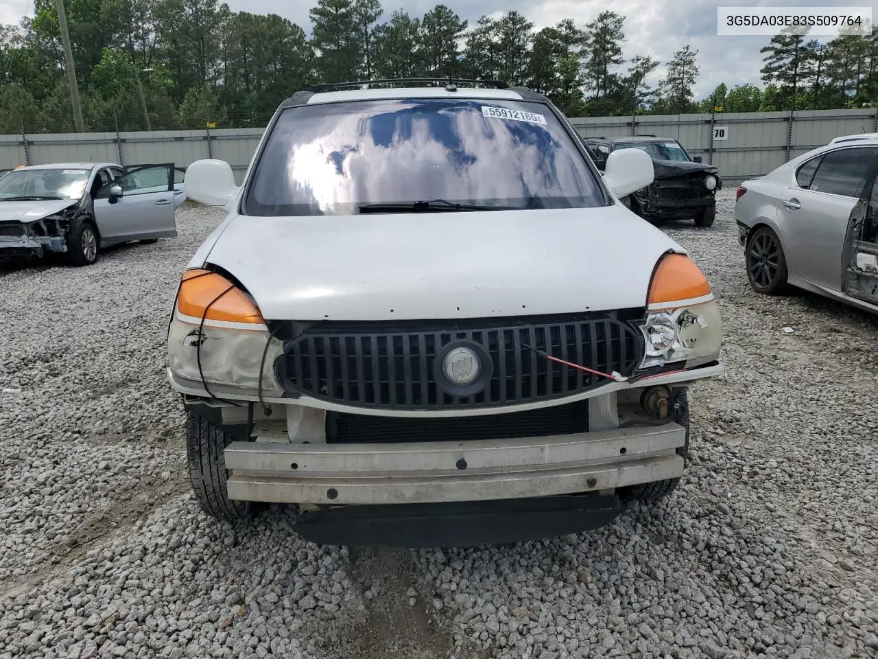 2003 Buick Rendezvous Cx VIN: 3G5DA03E83S509764 Lot: 55912165