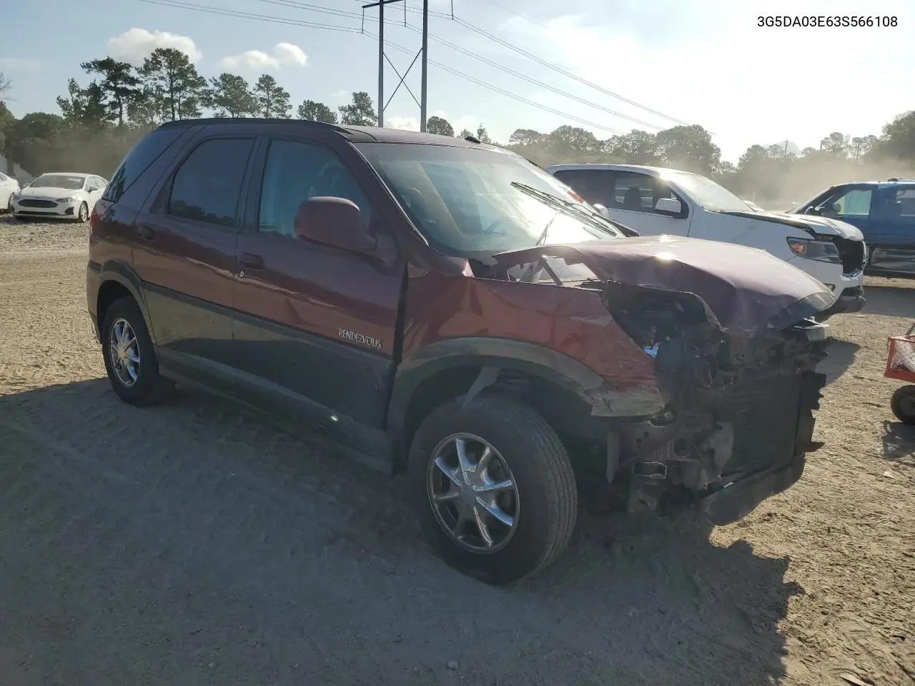 2003 Buick Rendezvous Cx VIN: 3G5DA03E63S566108 Lot: 59956015