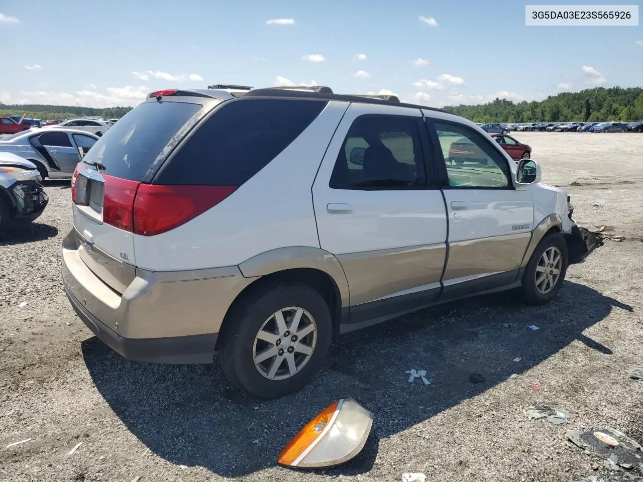 2003 Buick Rendezvous Cx VIN: 3G5DA03E23S565926 Lot: 60612215