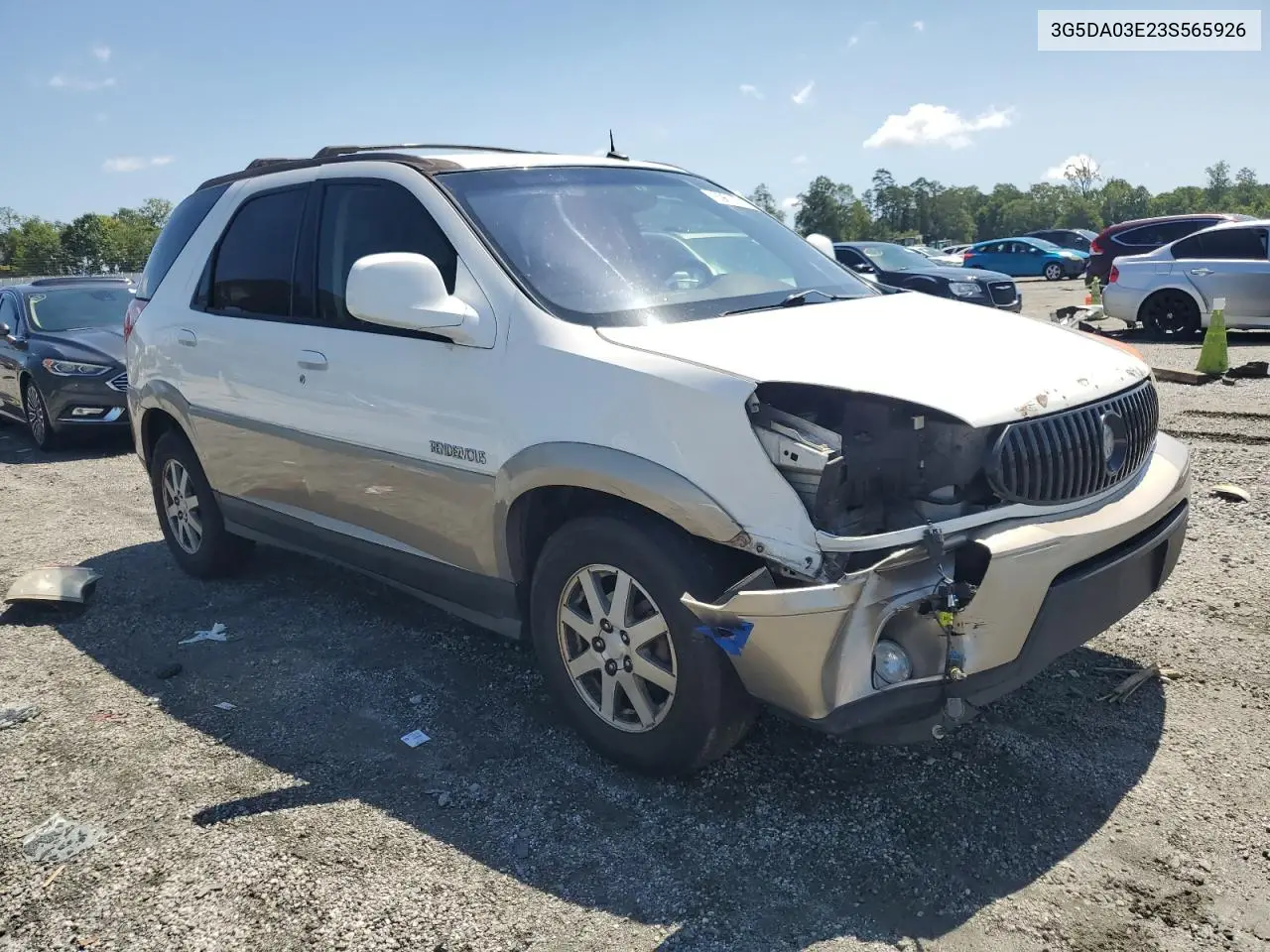 2003 Buick Rendezvous Cx VIN: 3G5DA03E23S565926 Lot: 60612215