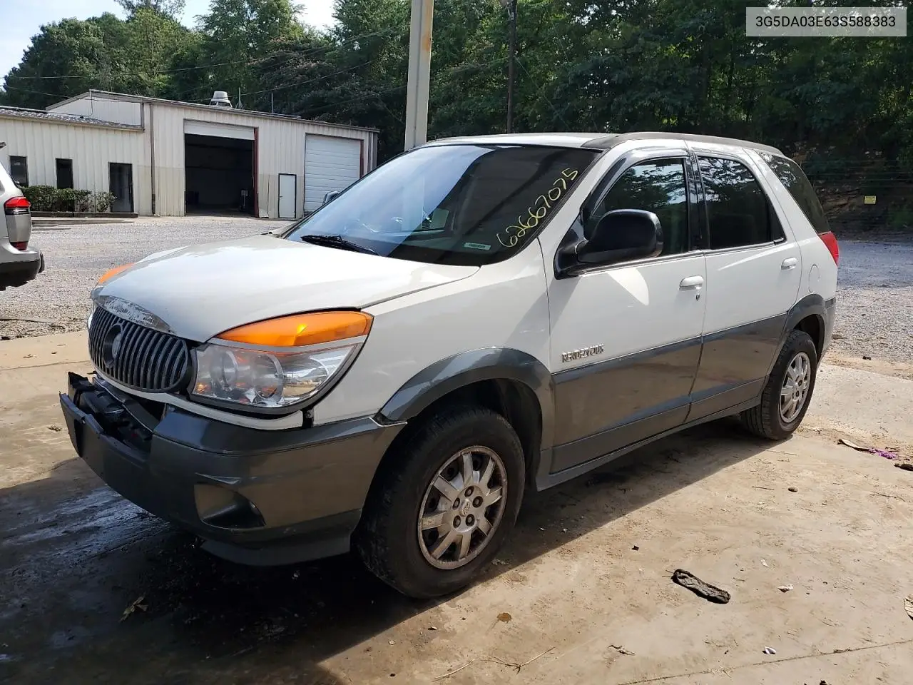 2003 Buick Rendezvous Cx VIN: 3G5DA03E63S588383 Lot: 62667075