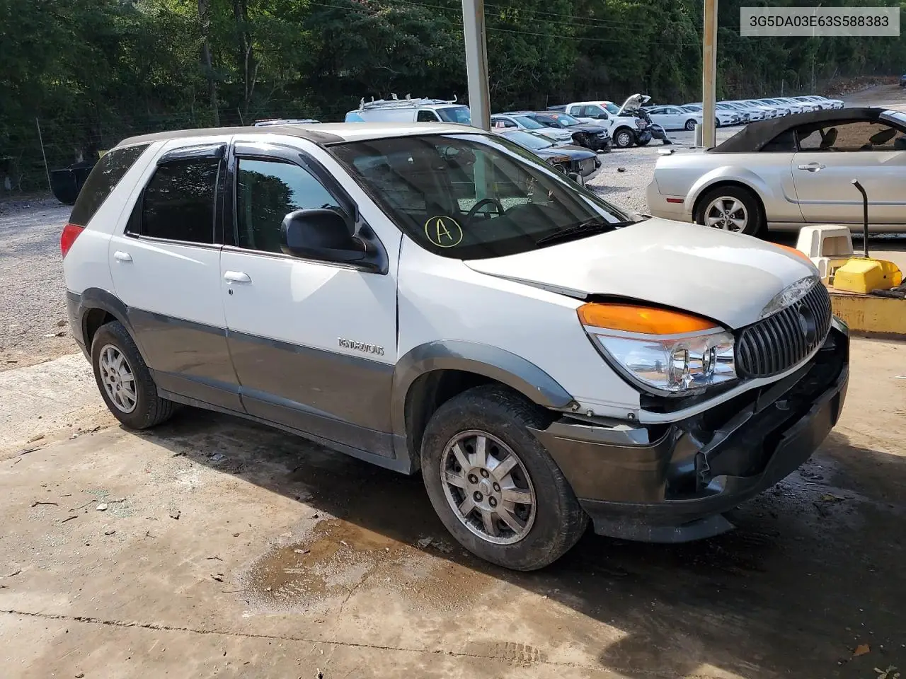 2003 Buick Rendezvous Cx VIN: 3G5DA03E63S588383 Lot: 62667075