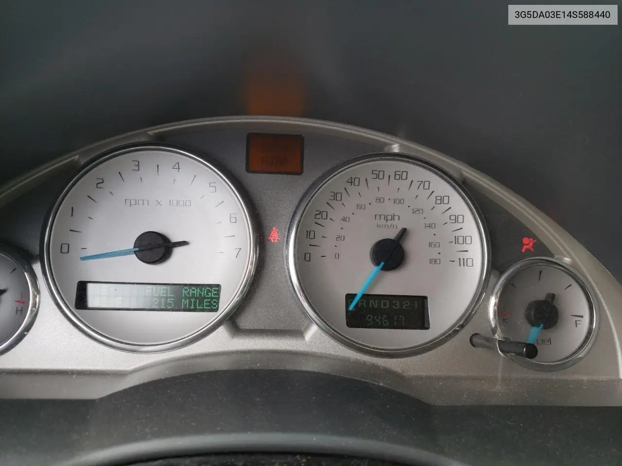 2004 Buick Rendezvous Cx VIN: 3G5DA03E14S588440 Lot: 53384085