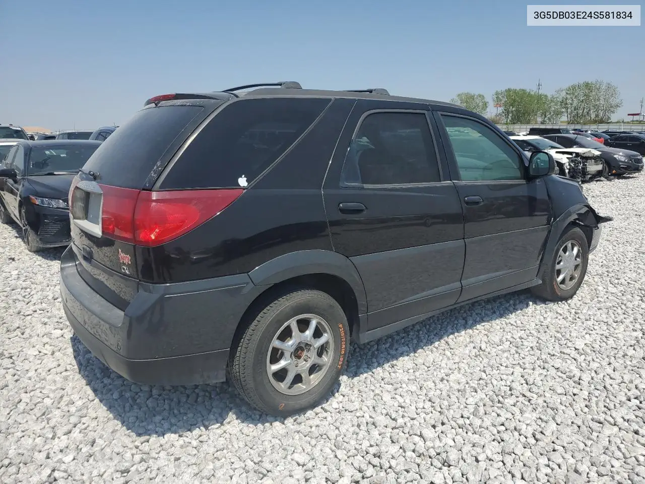 2004 Buick Rendezvous Cx VIN: 3G5DB03E24S581834 Lot: 53708455