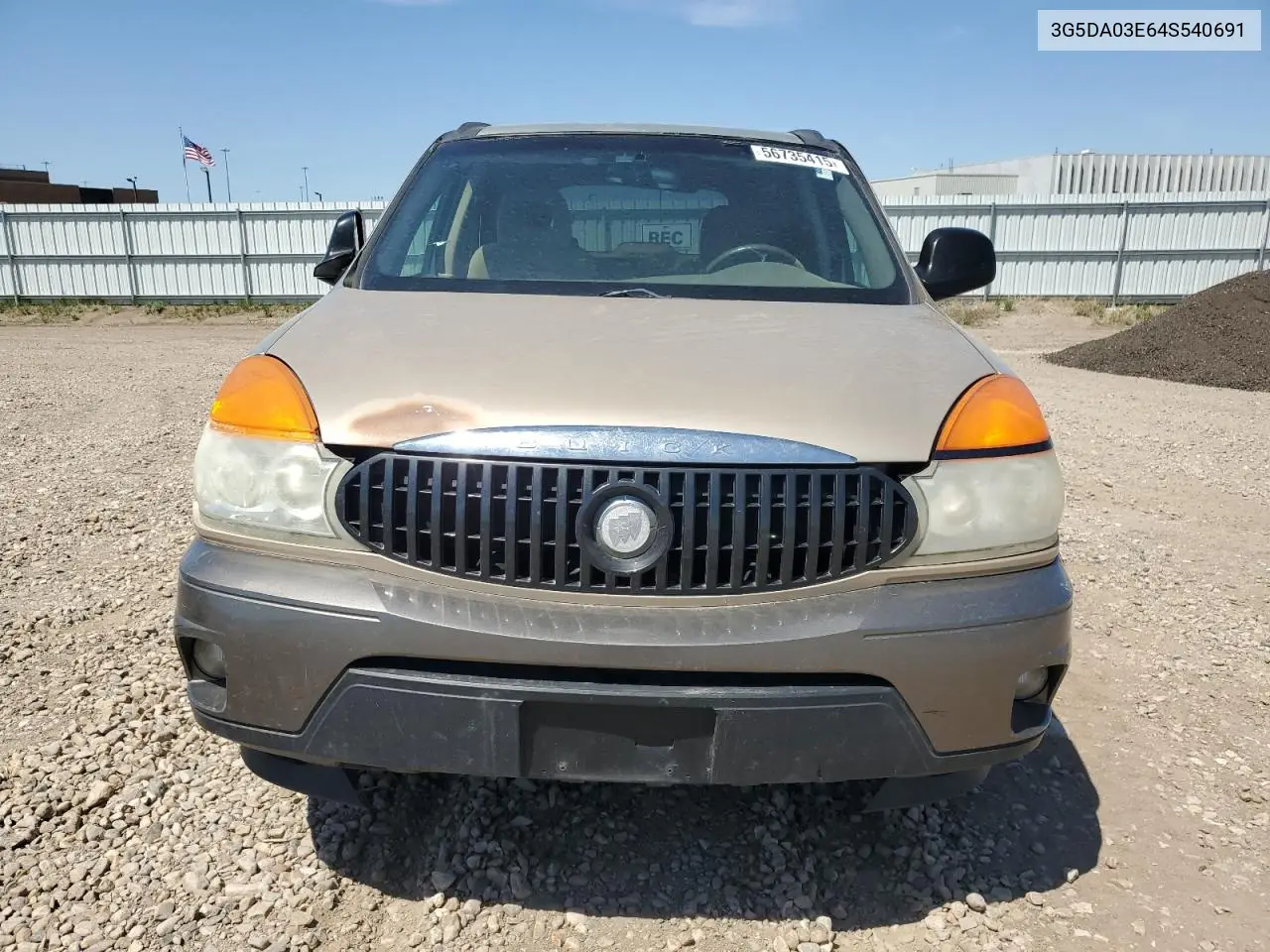 2004 Buick Rendezvous Cx VIN: 3G5DA03E64S540691 Lot: 56735415