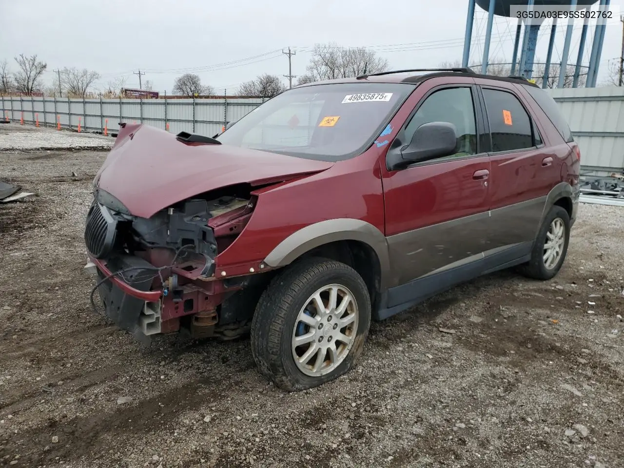 2005 Buick Rendezvous Cx VIN: 3G5DA03E95S502762 Lot: 49835875