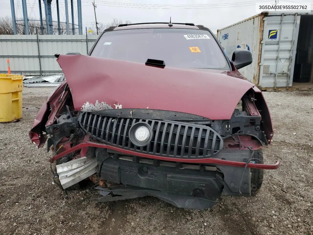 2005 Buick Rendezvous Cx VIN: 3G5DA03E95S502762 Lot: 49835875