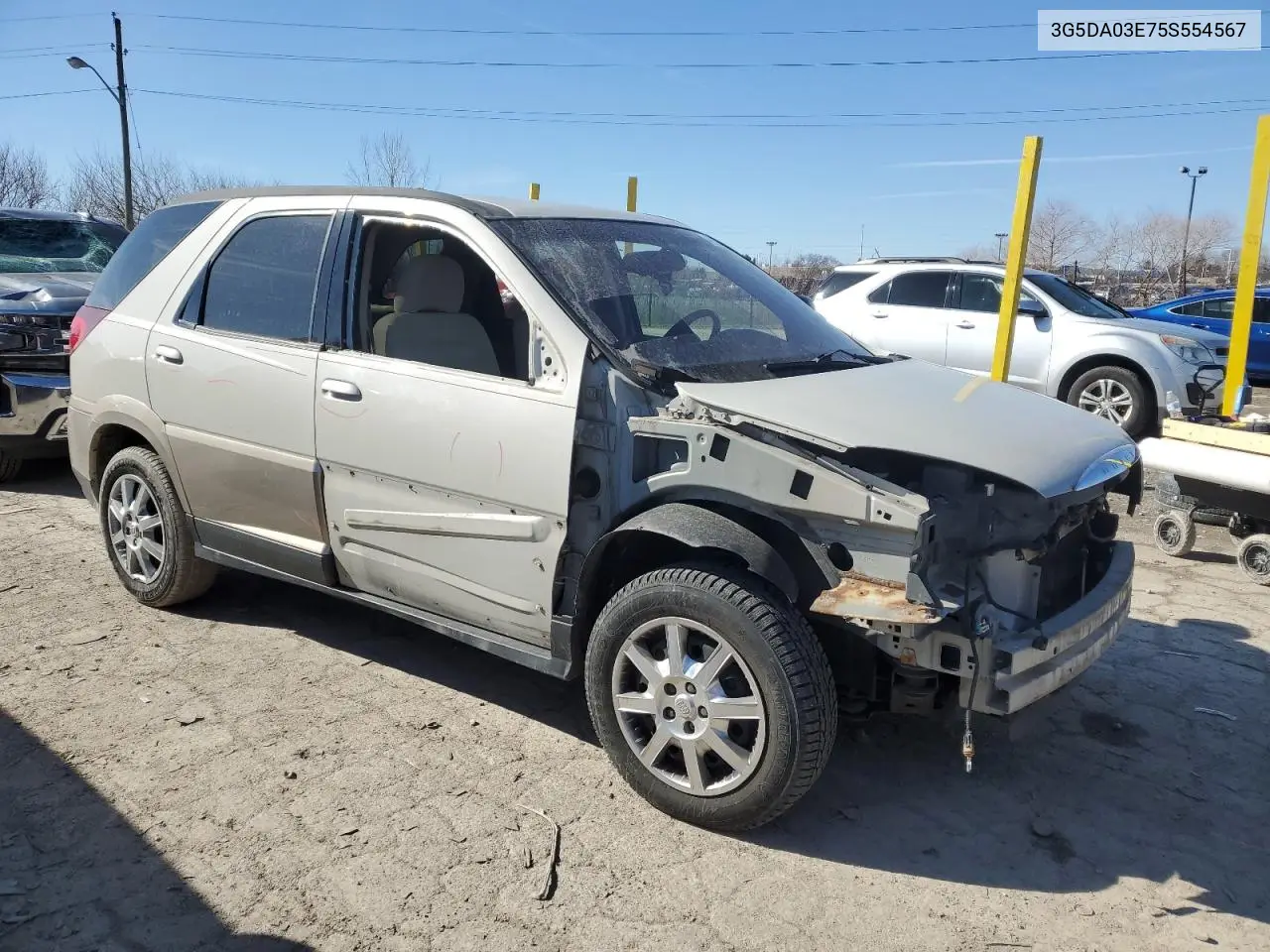 2005 Buick Rendezvous Cx VIN: 3G5DA03E75S554567 Lot: 50896135