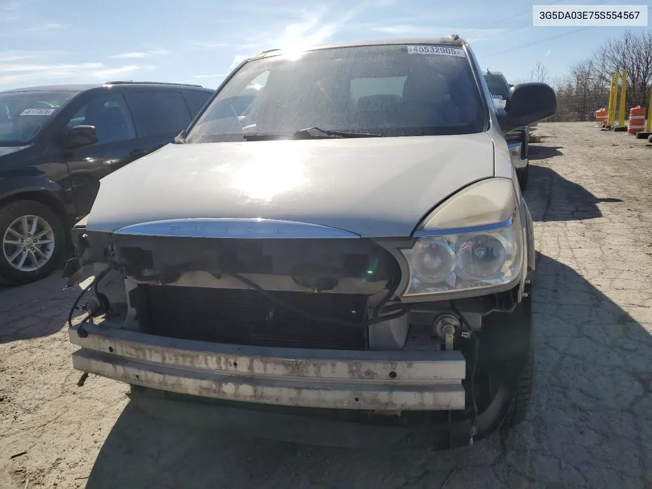 2005 Buick Rendezvous Cx VIN: 3G5DA03E75S554567 Lot: 50896135