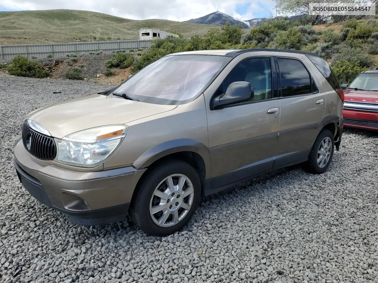 2005 Buick Rendezvous Cx VIN: 3G5DB03E05S564547 Lot: 55623175
