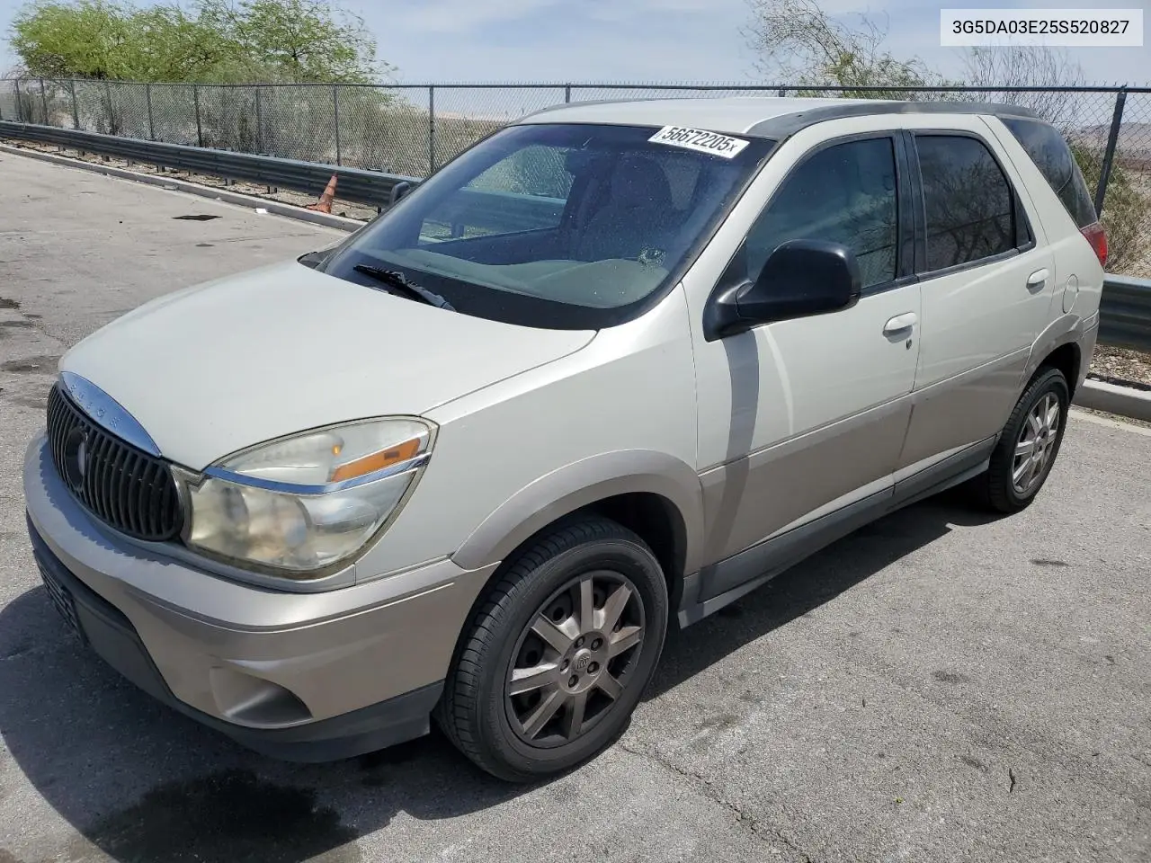 2005 Buick Rendezvous Cx VIN: 3G5DA03E25S520827 Lot: 56672205