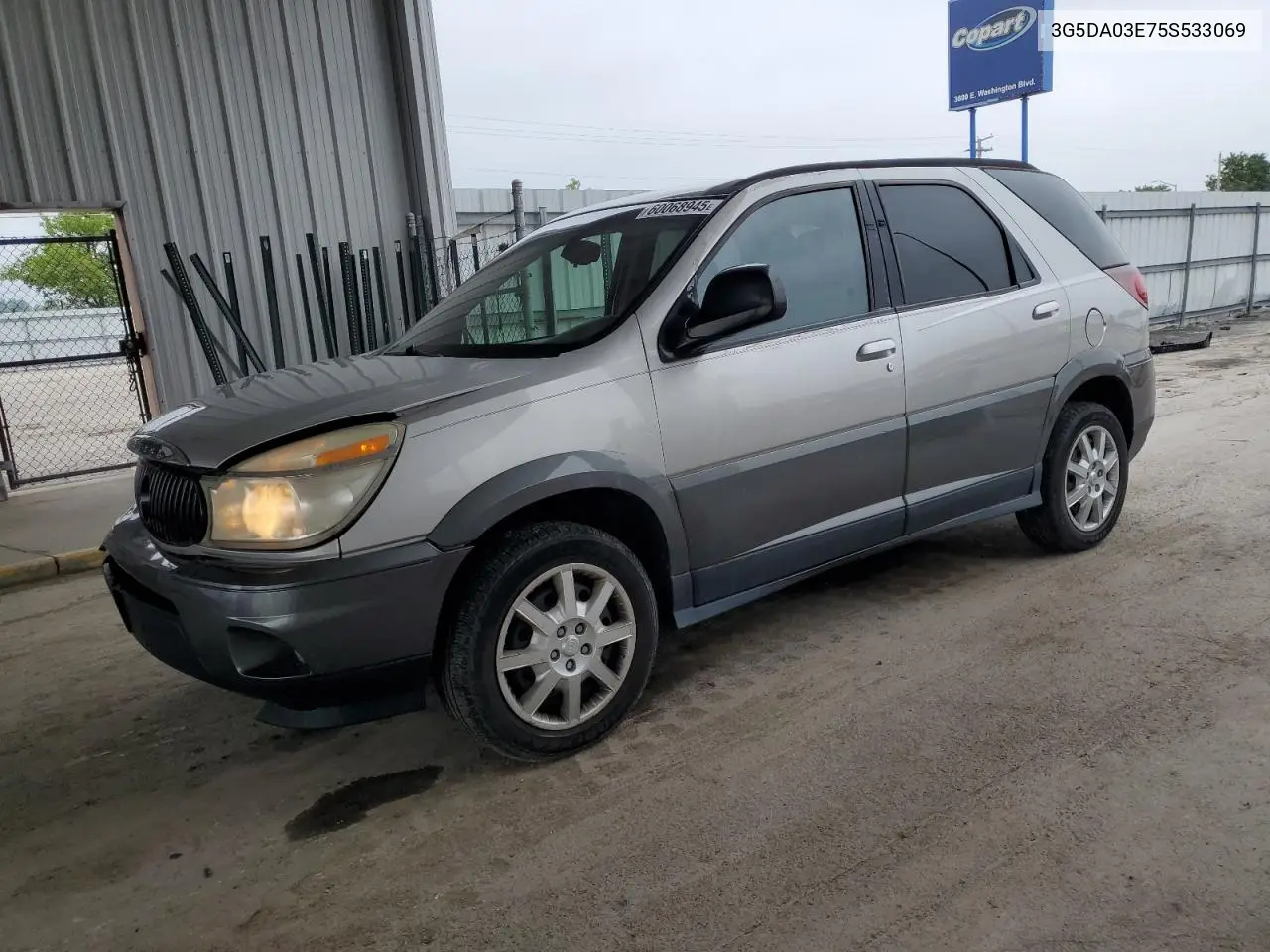 2005 Buick Rendezvous Cx VIN: 3G5DA03E75S533069 Lot: 60068945