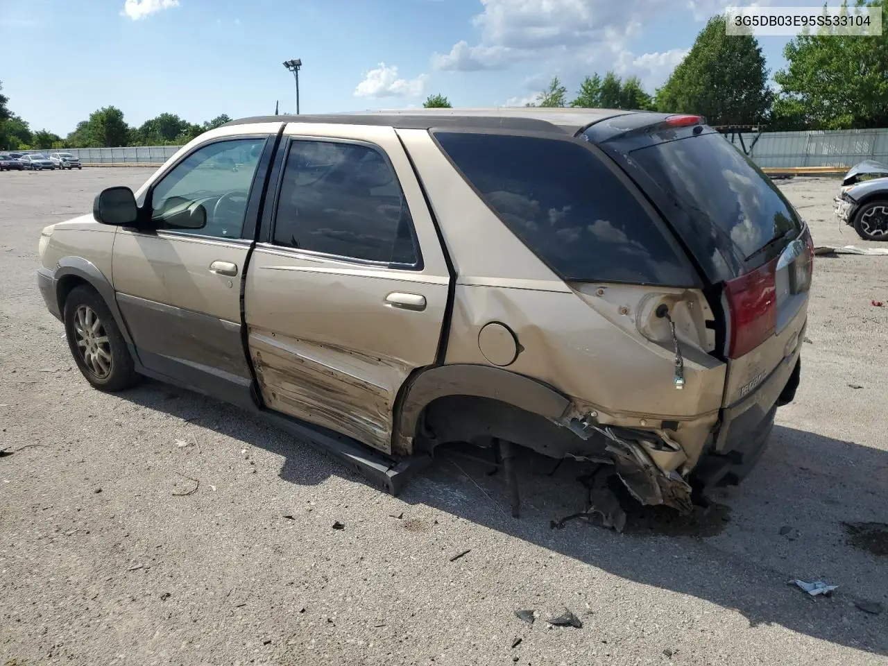 2005 Buick Rendezvous Cx VIN: 3G5DB03E95S533104 Lot: 62306205