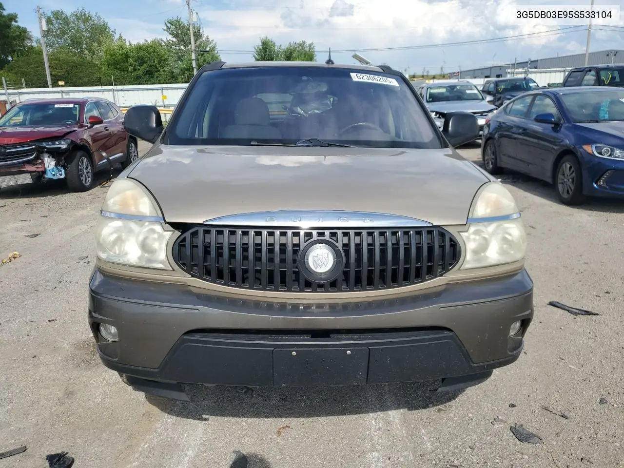 2005 Buick Rendezvous Cx VIN: 3G5DB03E95S533104 Lot: 62306205
