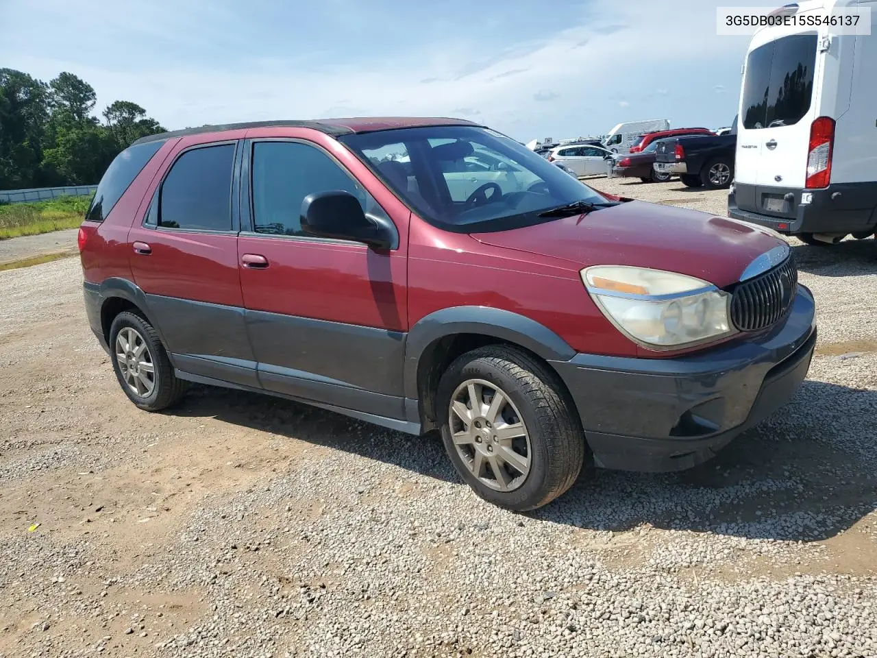 2005 Buick Rendezvous Cx VIN: 3G5DB03E15S546137 Lot: 62594825