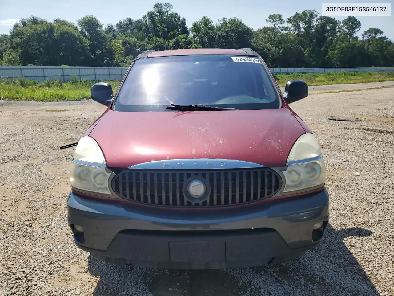 2005 Buick Rendezvous Cx VIN: 3G5DB03E15S546137 Lot: 62594825