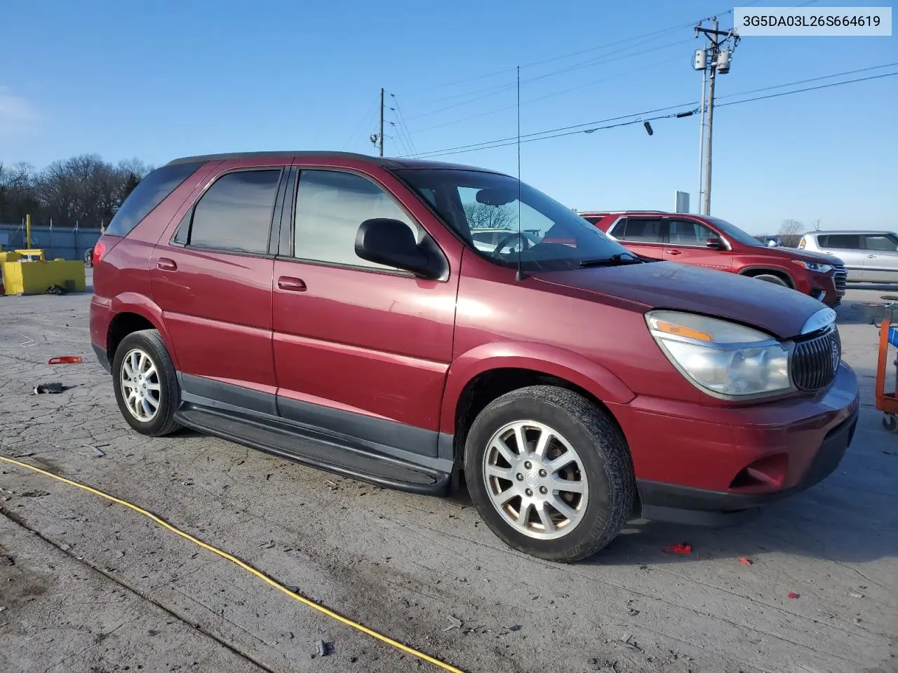 2006 Buick Rendezvous Cx VIN: 3G5DA03L26S664619 Lot: 41757025