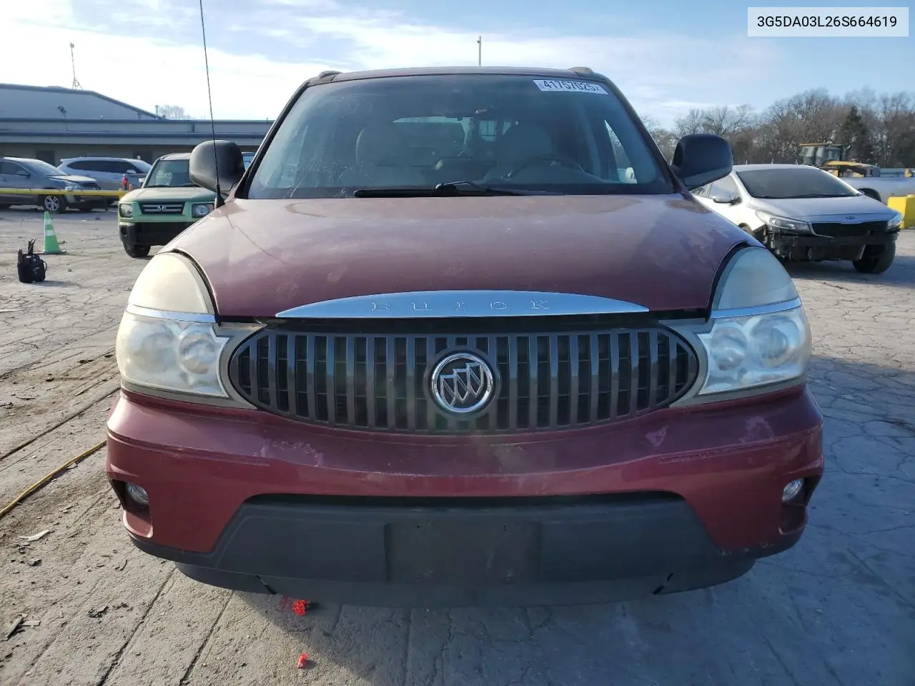 2006 Buick Rendezvous Cx VIN: 3G5DA03L26S664619 Lot: 41757025
