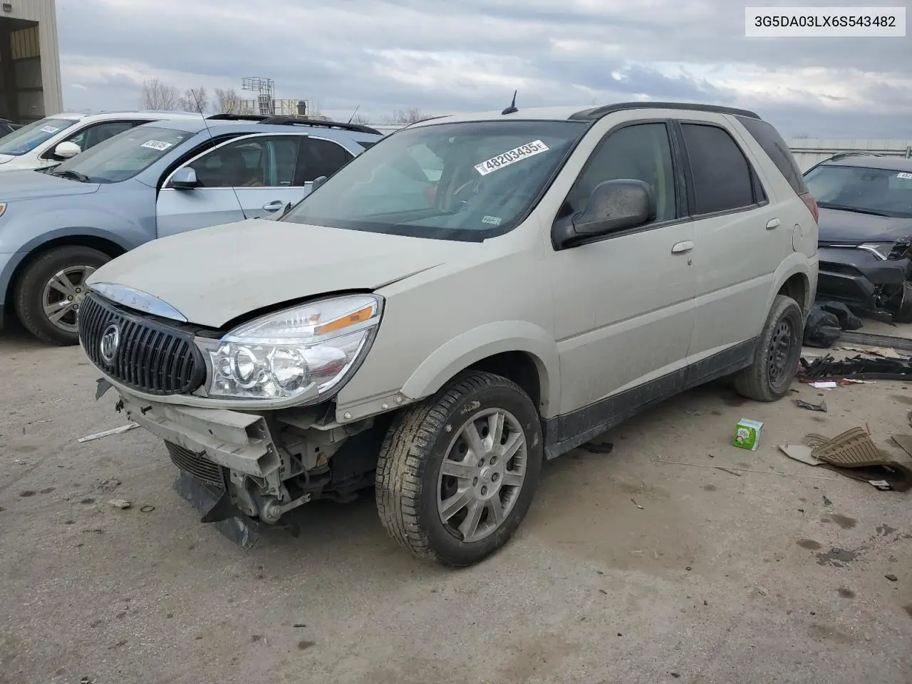 2006 Buick Rendezvous Cx VIN: 3G5DA03LX6S543482 Lot: 48203435