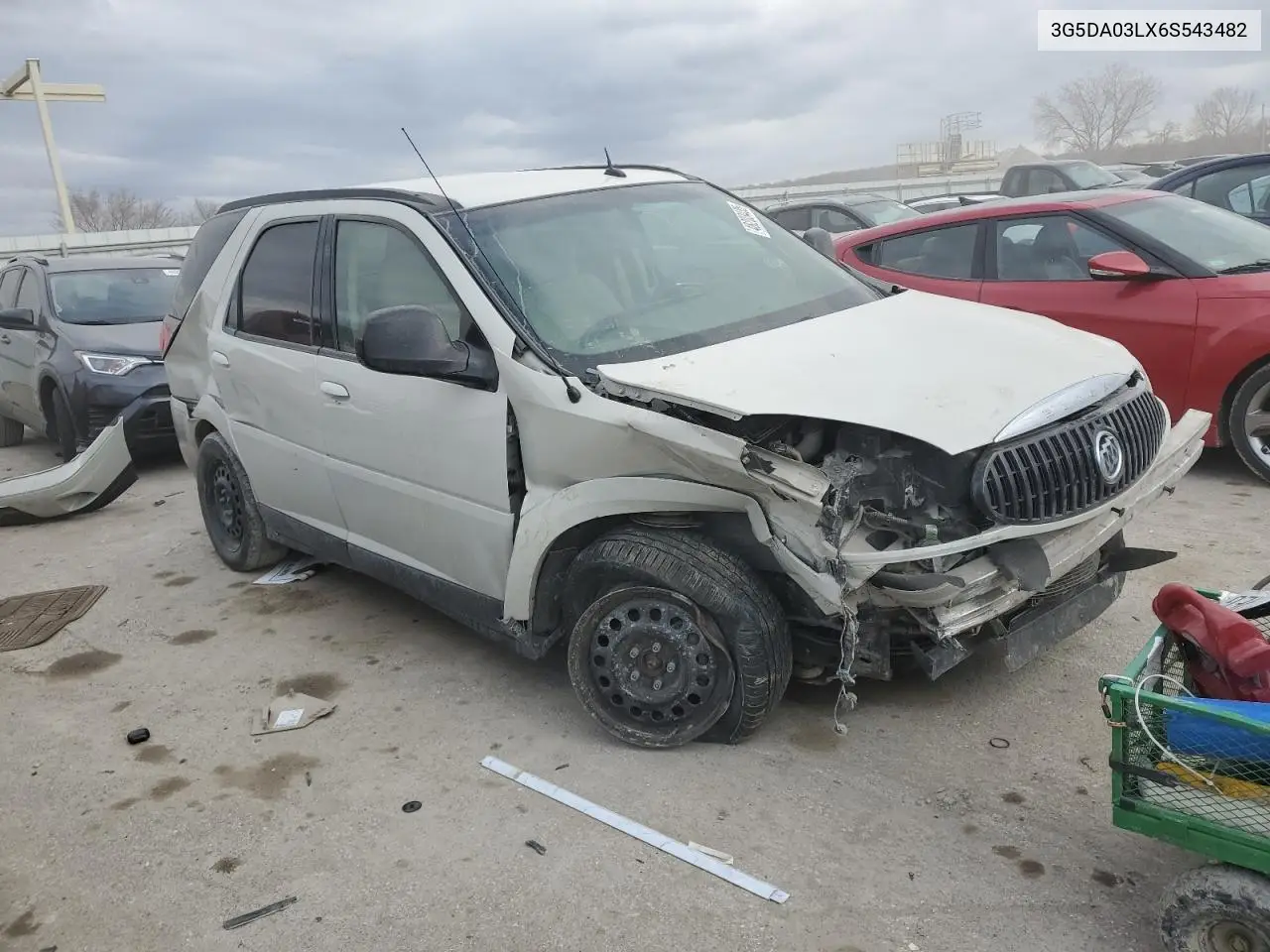 2006 Buick Rendezvous Cx VIN: 3G5DA03LX6S543482 Lot: 48203435