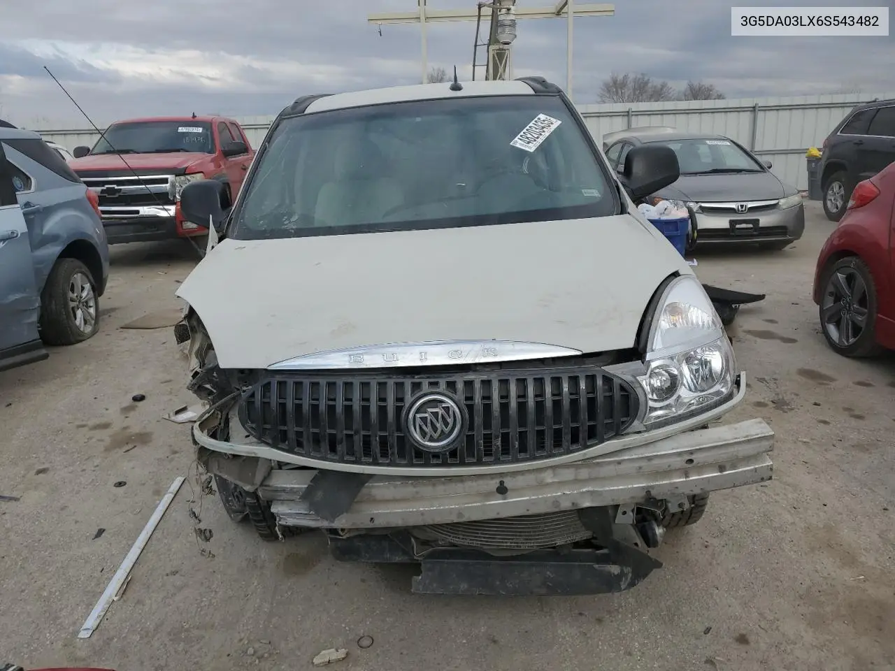 2006 Buick Rendezvous Cx VIN: 3G5DA03LX6S543482 Lot: 48203435