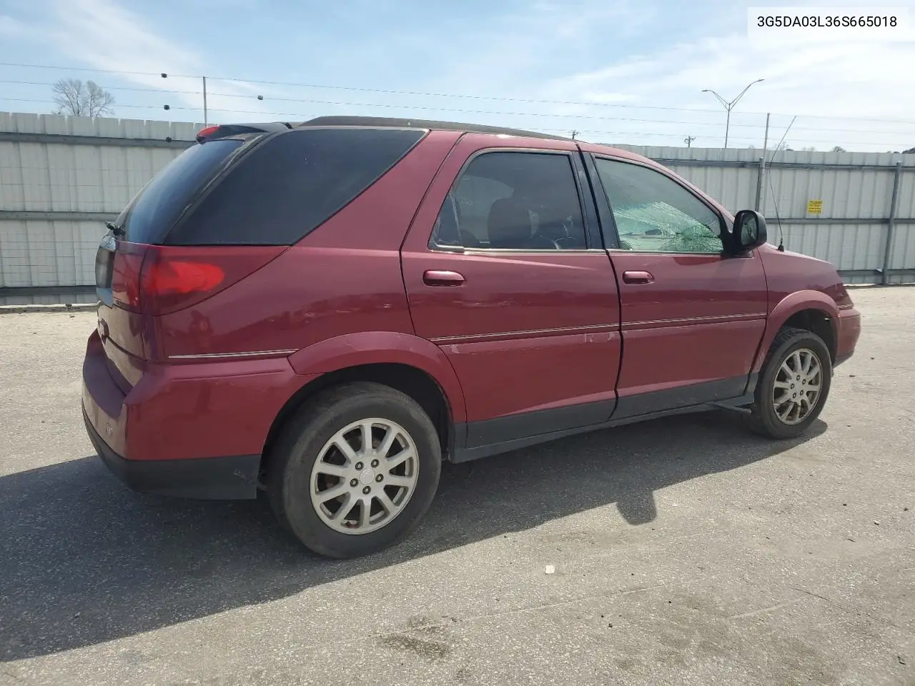 2006 Buick Rendezvous Cx VIN: 3G5DA03L36S665018 Lot: 48668025