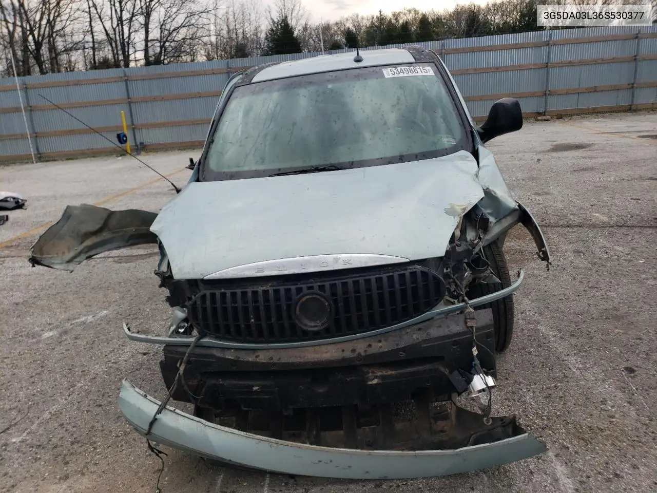 2006 Buick Rendezvous Cx VIN: 3G5DA03L36S530377 Lot: 53498815