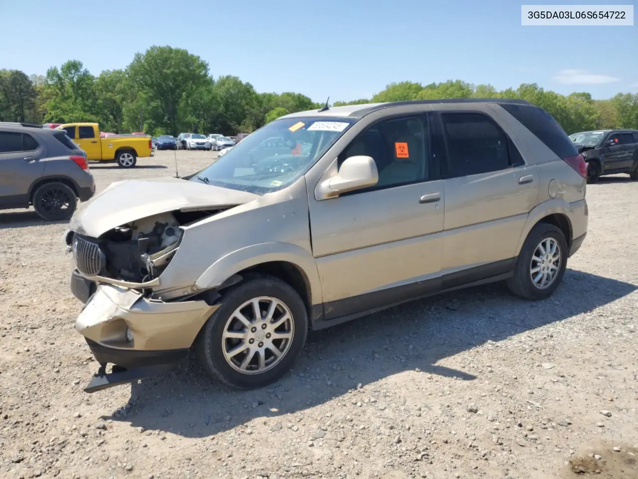 2006 Buick Rendezvous Cx VIN: 3G5DA03L06S654722 Lot: 53504245